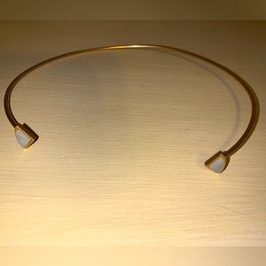 Gold Stone Neck Cuff